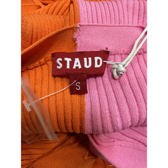 Staud Mini Milton Red Dress Size S - NWT - Picture 4 of 5